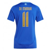 Camiseta Argentina Angel Di Maria #11 Visitante Equipación para mujer Copa America 2024 manga corta